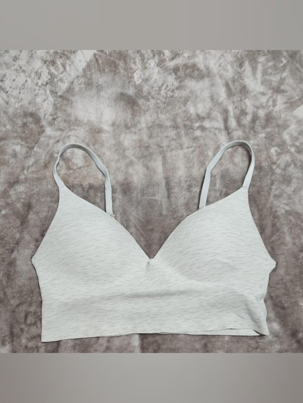 Seamless Light Gray Wireless Bralette
